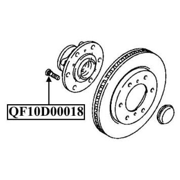 Шпилька колесная <b>QUATTRO FRENI QF10D00018</b>-2