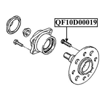 Шпилька колесная <b>QUATTRO FRENI QF10D00019</b>-2