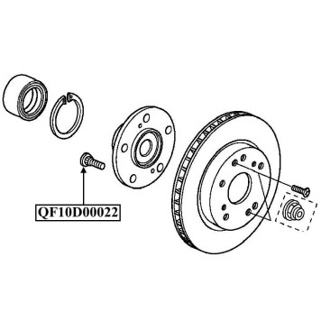Шпилька колесная <b>QUATTRO FRENI QF10D00022</b>-2
