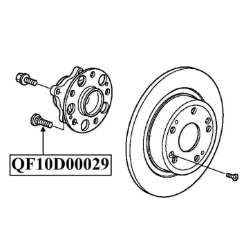 Шпилька колесная <b>QUATTRO FRENI QF10D00029</b>-2