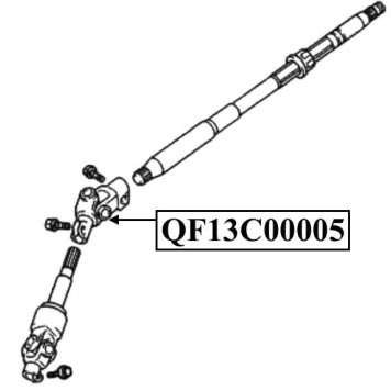 Крестовина рулевая 15X39 <b>QUATTRO FRENI QF13C00005</b>-1