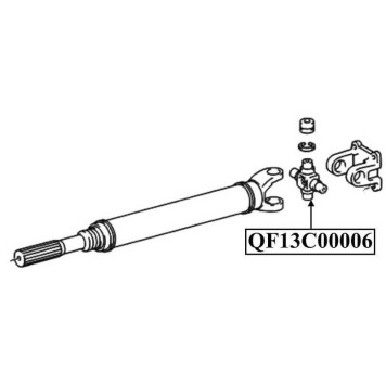 Крестовина карданного вала 29X49 <b>QUATTRO FRENI QF13C00006</b>-1