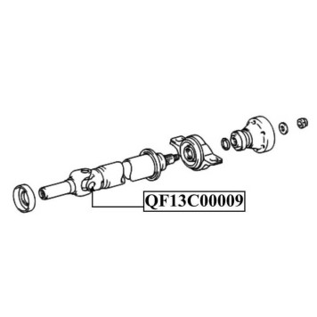 Крестовина карданного вала 22.06X57.5 <b>QUATTRO FRENI QF13C00009</b>-1