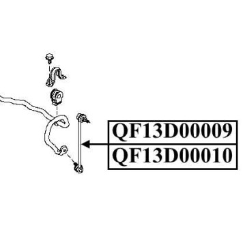 Стойка стабилизатора FR LH <b>QUATTRO FRENI QF13D00009</b>-1