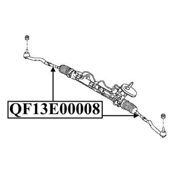 Тяга рулевая <b>QUATTRO FRENI QF13E00008</b>-1