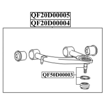 Рычаг верхний FR RH LC200 07 <b>QUATTRO FRENI QF20D00005</b>