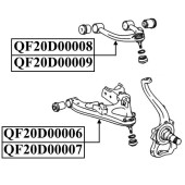Рычаг верхний FR LH LC100 <b>QUATTRO FRENI QF20D00008</b>