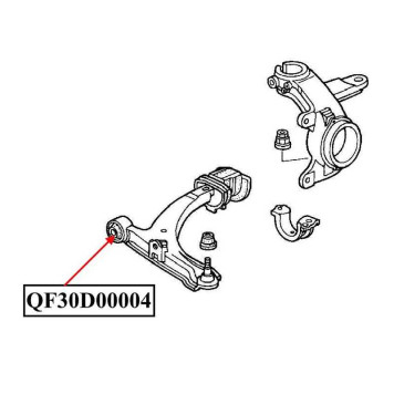 Сайлентблок передний переднего рычага <b>QUATTRO FRENI QF30D00004</b>-1