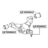Сайлентблок нижнего рычага RR LAND 200 07 <b>QUATTRO FRENI QF30D00042</b>