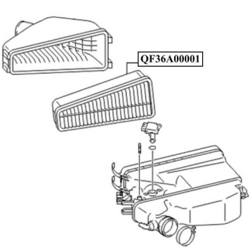 Фильтр воздушный <b>QUATTRO FRENI QF36A00001</b>-1