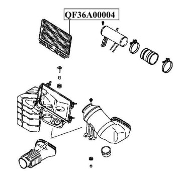 Фильтр воздушный <b>QUATTRO FRENI QF36A00004</b>-1
