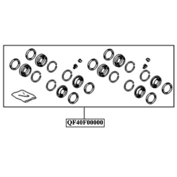 Ремонтный комплект переднего суппорта <b>QUATTRO FRENI QF40F00000</b>-1