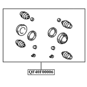 Ремонтный комплект переднего суппорта <b>QUATTRO FRENI QF40F00006</b>-1