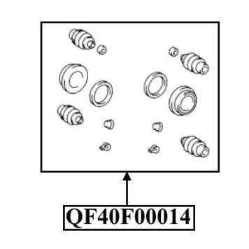 Ремкомплект суппорта FR RX300.330.350 03 <b>QUATTRO FRENI QF40F00014</b>-1