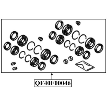 Ремкомплект суппорта тормозного переднего <b>QUATTRO FRENI QF40F00046</b>-1