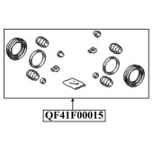 Ремкомплект суппорта тормозного заднего <b>QUATTRO FRENI QF41F00015</b>