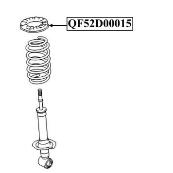 Проставка пружины <b>QUATTRO FRENI QF52D00015</b>-2