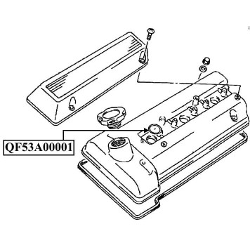 Кольцо уплотнительное свечного колодца <b>QUATTRO FRENI QF53A00001</b>-2