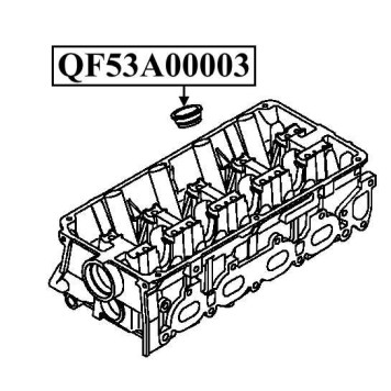 Кольцо уплотнительное свечного колодца <b>QUATTRO FRENI QF53A00003</b>-2