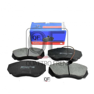 Колодки тормозные FR с электродатчиком FIAT DUCATO II(244) PEUGEOT BOXER I(244) CITROEN JUMPER I(244 <b>QUATTRO FRENI QF81220</b>-2