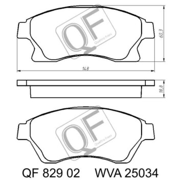 Колодки тормозные <b>QUATTRO FRENI QF82902</b>-2