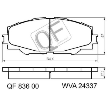 Колодки тормозные <b>QUATTRO FRENI QF83600</b>-1