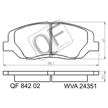 Колодки тормозные <b>QUATTRO FRENI QF84202</b>-2