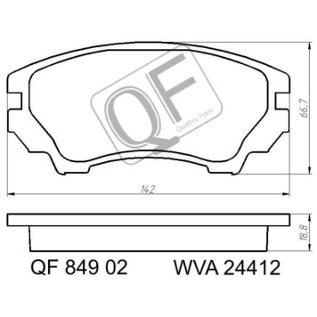 Колодки тормозные <b>QUATTRO FRENI QF84902</b>-1