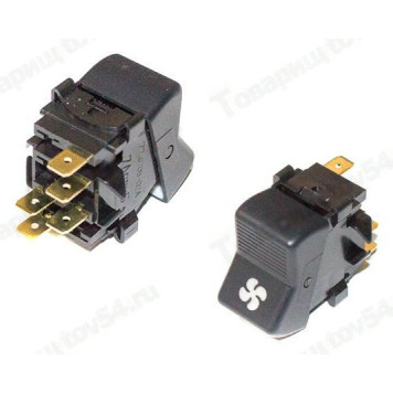 Выключатель отопителя ВАЗ 21213, ВАЗ 21214 НИВА, Тайга <b>РАДИОДЕТАЛЬ 72.3709</b>