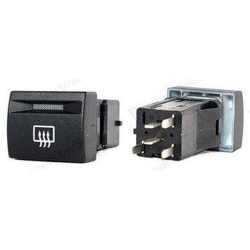 Выключатель обогрева заднего стекла ВАЗ 2170 Приора, 2190 Гранта <b>РАДИОДЕТАЛЬ 759.3710-07.04</b>