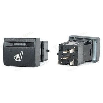 Выключатель обогрева сидений ВАЗ 2170 Приора, 2190 Гранта <b>РАДИОДЕТАЛЬ 759.3710-07.05</b>