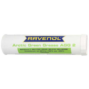 Смазка литиевая Arctic Green Grease AGG2, 400мл RAVENOL 4014835756847