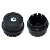 Колпачок ступицы ВАЗ 2108 черный Rekardo (в к-те с упл. резинкой) <b>Рекардо RF00908</b>