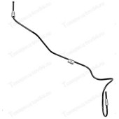 Трубка тормозная ВАЗ 1118 задняя (к шлангу) левая <b>Рекардо RR01654</b>