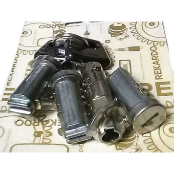 Личинки замков дверей ВАЗ 2123 , багажника + ротор замка зажигания в БЛУ <b>Рекардо RR01665</b>-1