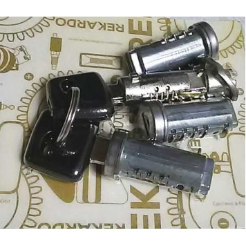 Личинки замков дверей ВАЗ 2123 , багажника + ротор замка зажигания в БЛУ <b>Рекардо RR01665</b>