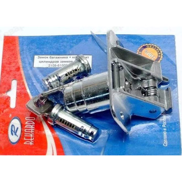 Замок багажника ВАЗ 2108, 2109 в сборе с личинками в БЛУ <b>Рекардо RR11825</b>
