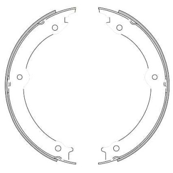 Колодки торм. бараб.ручн.торм.242x35 <b>REMSA 4620.00</b>