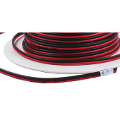 Провод акустический сдвоенный 2х0,75мм2 красно-чёрный (цена за 1м) 