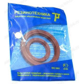 Сальник к/вала ВАЗ 2101 (1задн+1перед) красный в уп <b>Резинотехника 2101-1005034/5160-02</b>