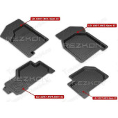 Ковры салона ВАЗ 2108-15 резиновые <b>REZKON Premium 1039010400</b>