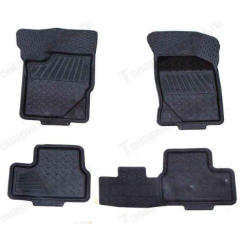 Ковры салона ВАЗ 1118 Калина резиновые <b>REZKON Comfort 1039030200</b>