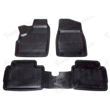 Ковры салона ВАЗ 2121, ВАЗ 21213/214 Urban (2016-) резиновые <b>REZKON Comfort 1039035400</b>