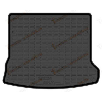 Ковер багажникa Лада Largus 5 мест пластик <b>REZKON Boot 5039020400</b>
