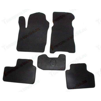 Ковры салона ВАЗ 2123 Нива Шевроле Шеви Нива EVA черные <b>REZKON 9039040100</b>