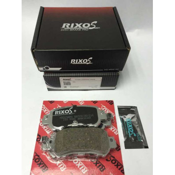 Колодки тормозные дисковые зад. MAZDA CX-5 2015 (в комл. противошумная пластина, смазка, датчик износа) <b>RIXOS MD3156MS</b>-1