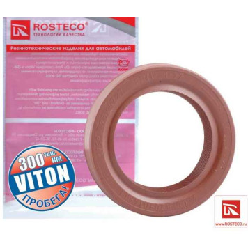 Сальник коленвала ВАЗ 2108 передний Viton Du Pont <b>ROSTECO 20004</b> (2108-1005034-01)