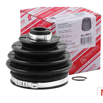 Пыльник ШРУС ВАЗ 2108-2110 наружный (+2 хомута) <b>ROSTECO 20017</b> (2108-2215030)