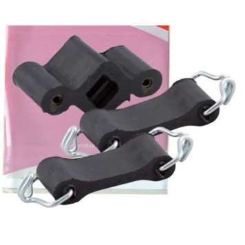 Крепление глушителя ВАЗ 2101 (1ромб+2ремня) <b>ROSTECO 20045</b> (2101-1203047/072)