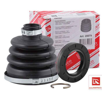 Пыльник ШРУС ВАЗ 1118 Калина внутренний комплект <b>ROSTECO 20079</b> (1118-2215068)